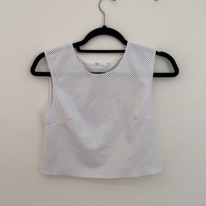 Bailey44 - Womens white crop top, size small